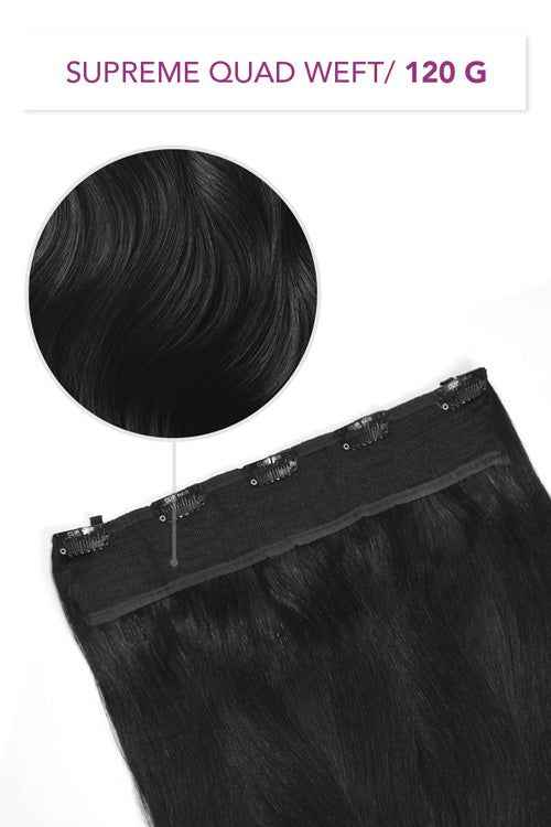 5 Clip Extention NATURAL BLACK STRAIGHT