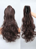 Claw Clip Ponytail Extension MEDIUM DARK BROWN