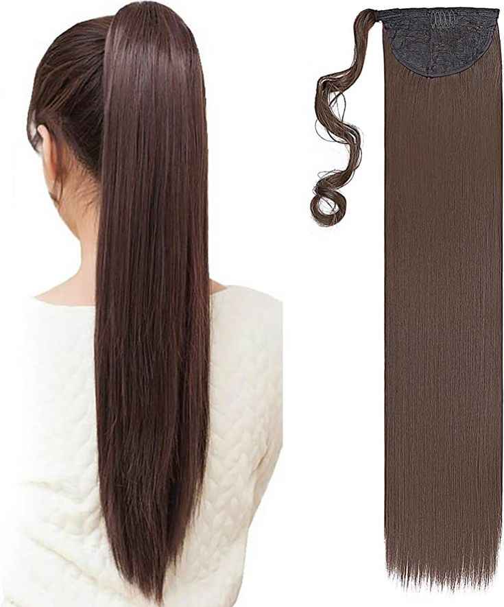 PONYTIAL (WRAP) NATURAL BLACK