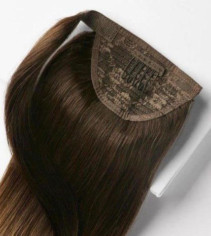 (Straight)  Wrap Ponytail Extension — Quick, Easy, Natural Look