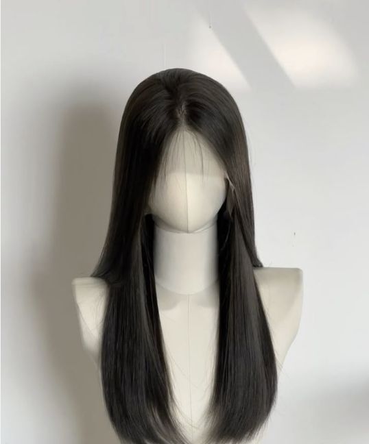 Front Mang Full Head Wig Straight