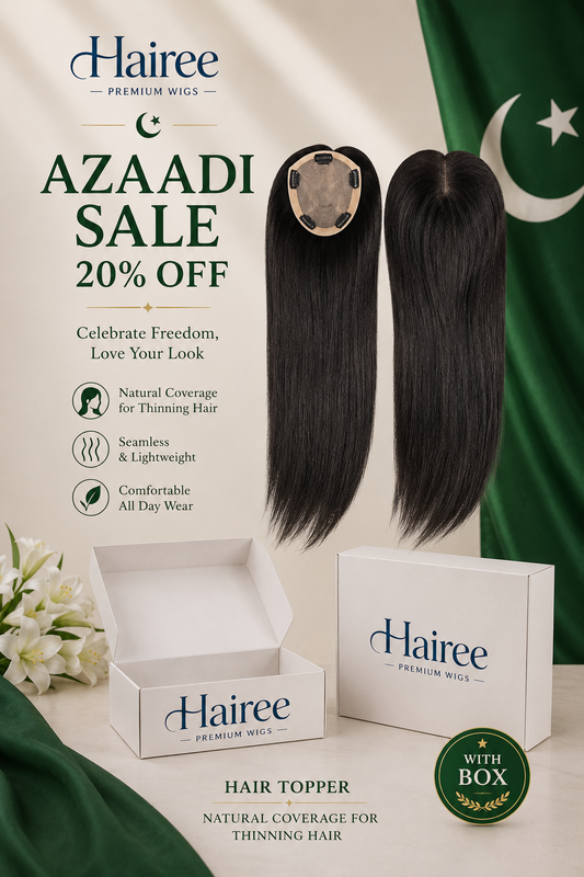 Hair Topper — Natural Coverage for Thinning Hair
