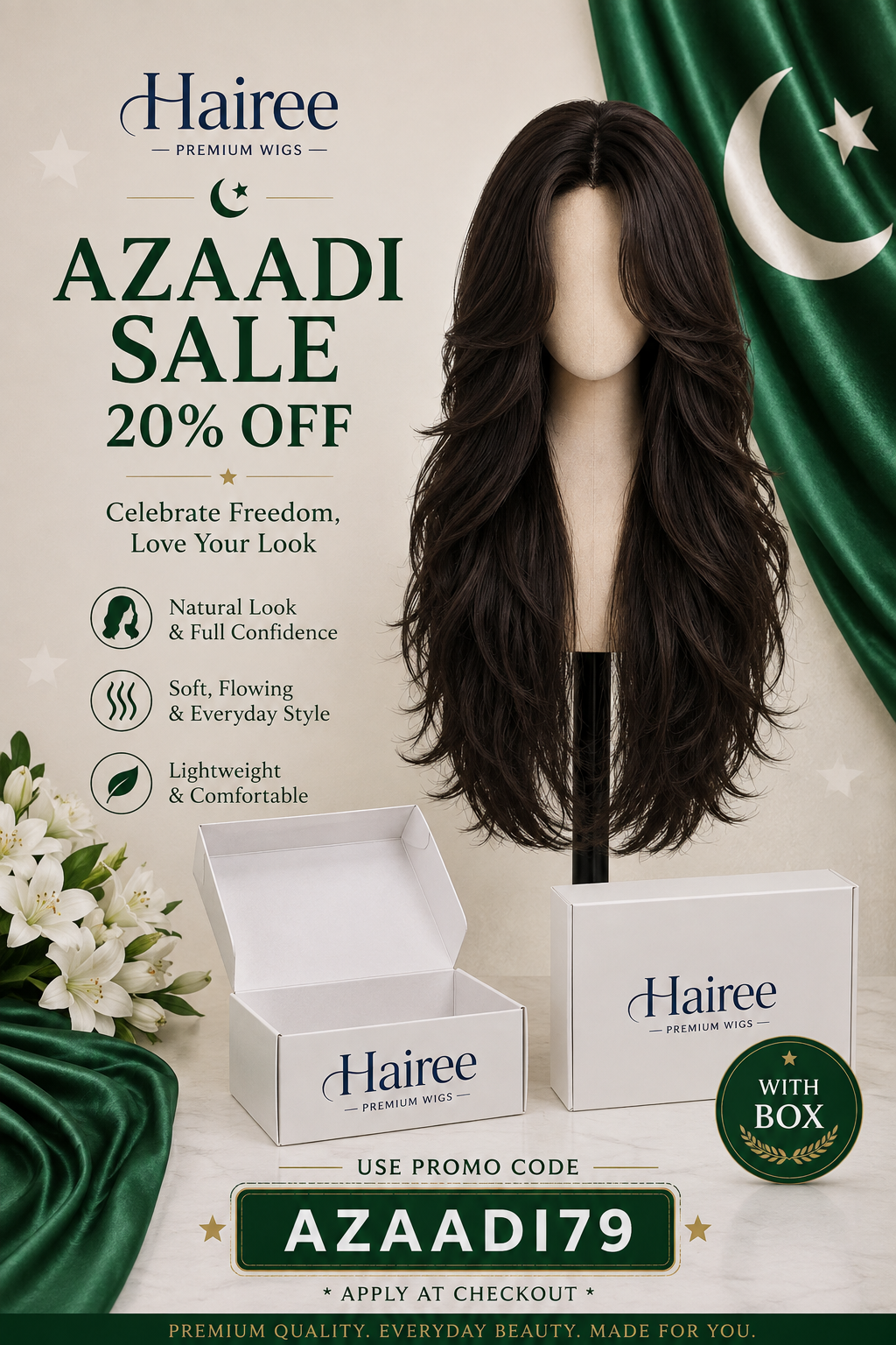Full Head Wigs in Pakistan | 100% Remy Human Hair | Hairee