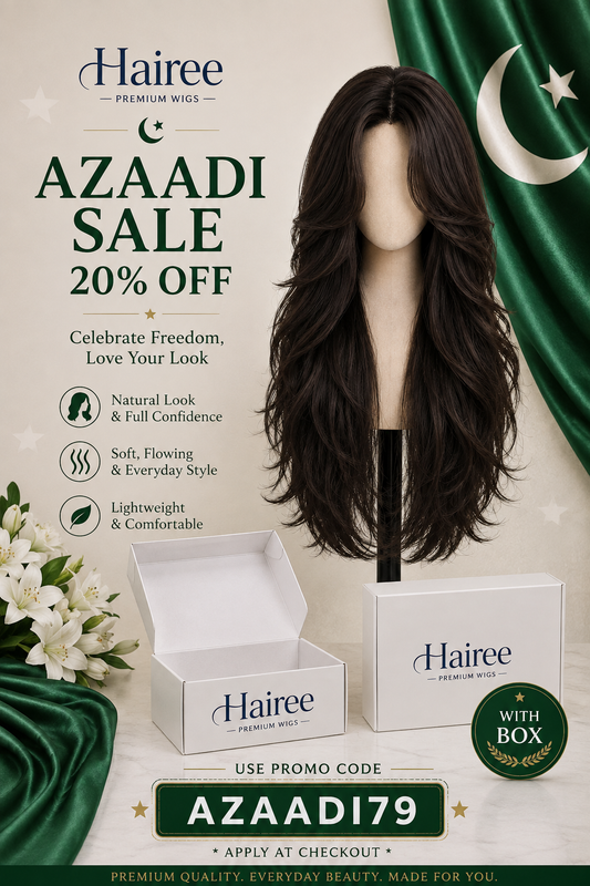 Full Head Wigs in Pakistan | 100% Remy Human Hair | Hairee