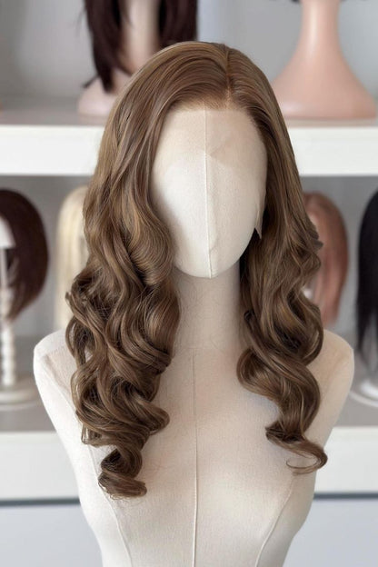 Wavy Puff Wig — Soft Bangs, Full Volume