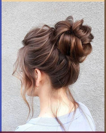 Messy Bun Hairpiece — Effortless Style in Seconds