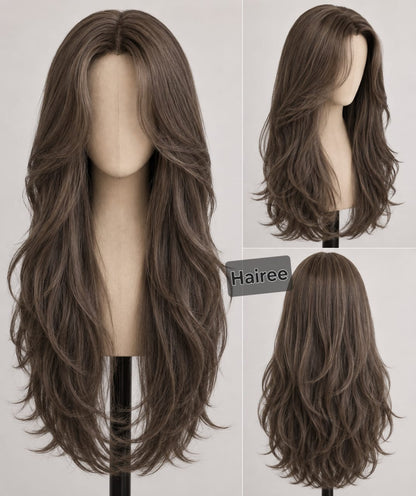 Full head human hair wig for women in Pakistan - natural volume and length
