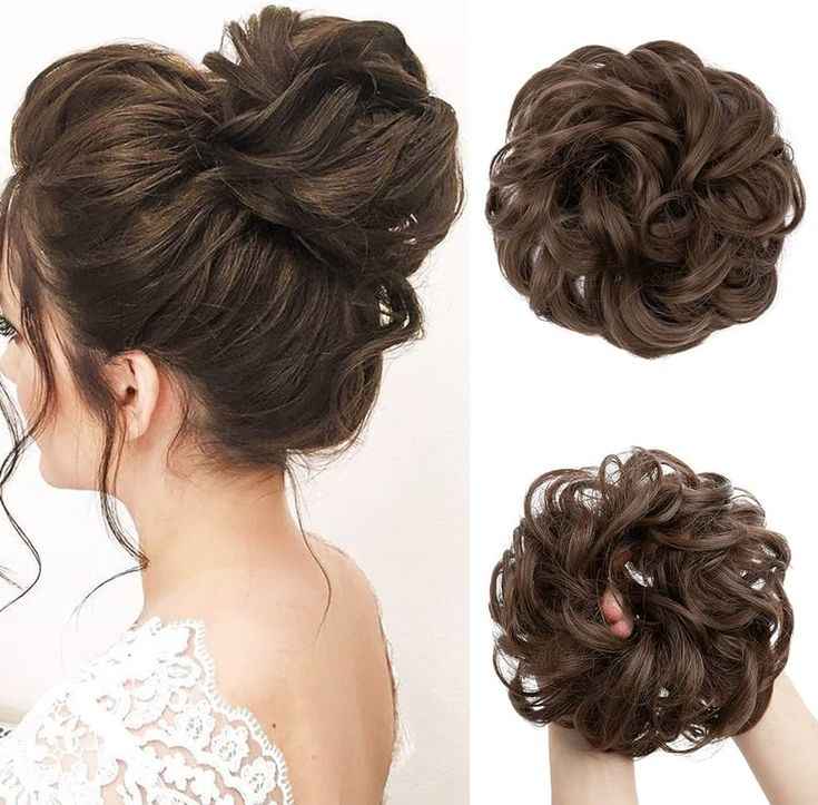 Messy Hair Bun ASH BROWN