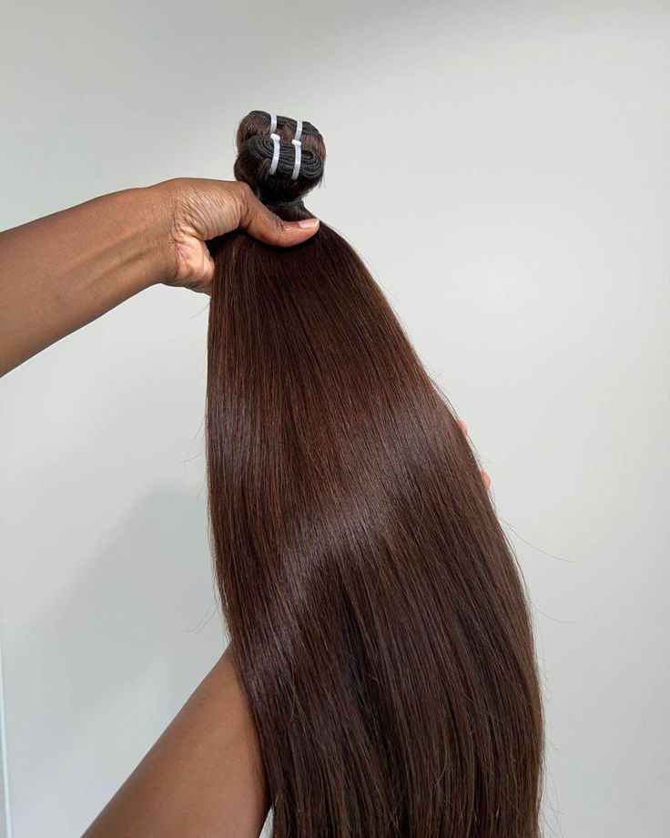 16 clip-ins set ASH BROWN STRAIGHT