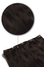 5 Clip Extention DARK BROWN STRAIGHT