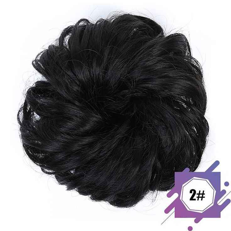 Messy Hair Bun NATURAL BLACK