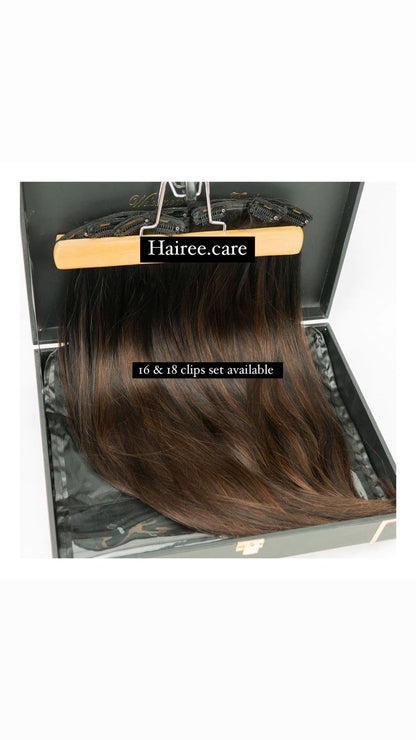 Clip-in Extensions Set — Wavy or Straight, Your Choice