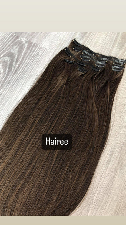 Clip-in Extensions Set — Wavy or Straight, Your Choice
