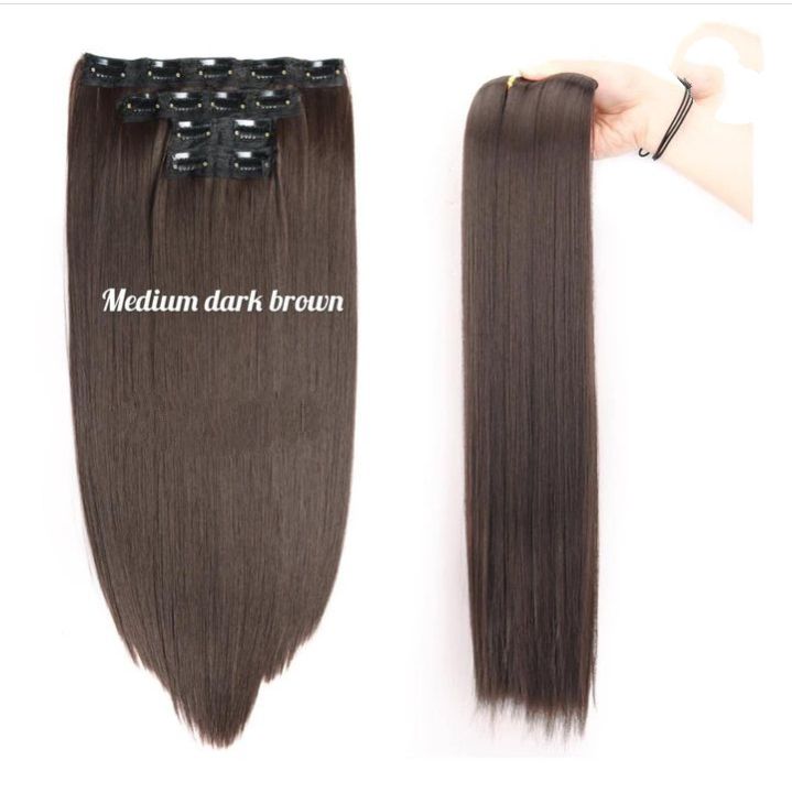 Clip-in Extensions Set (Wavy & Straight) 10 CLIPS- 12 CLIPS