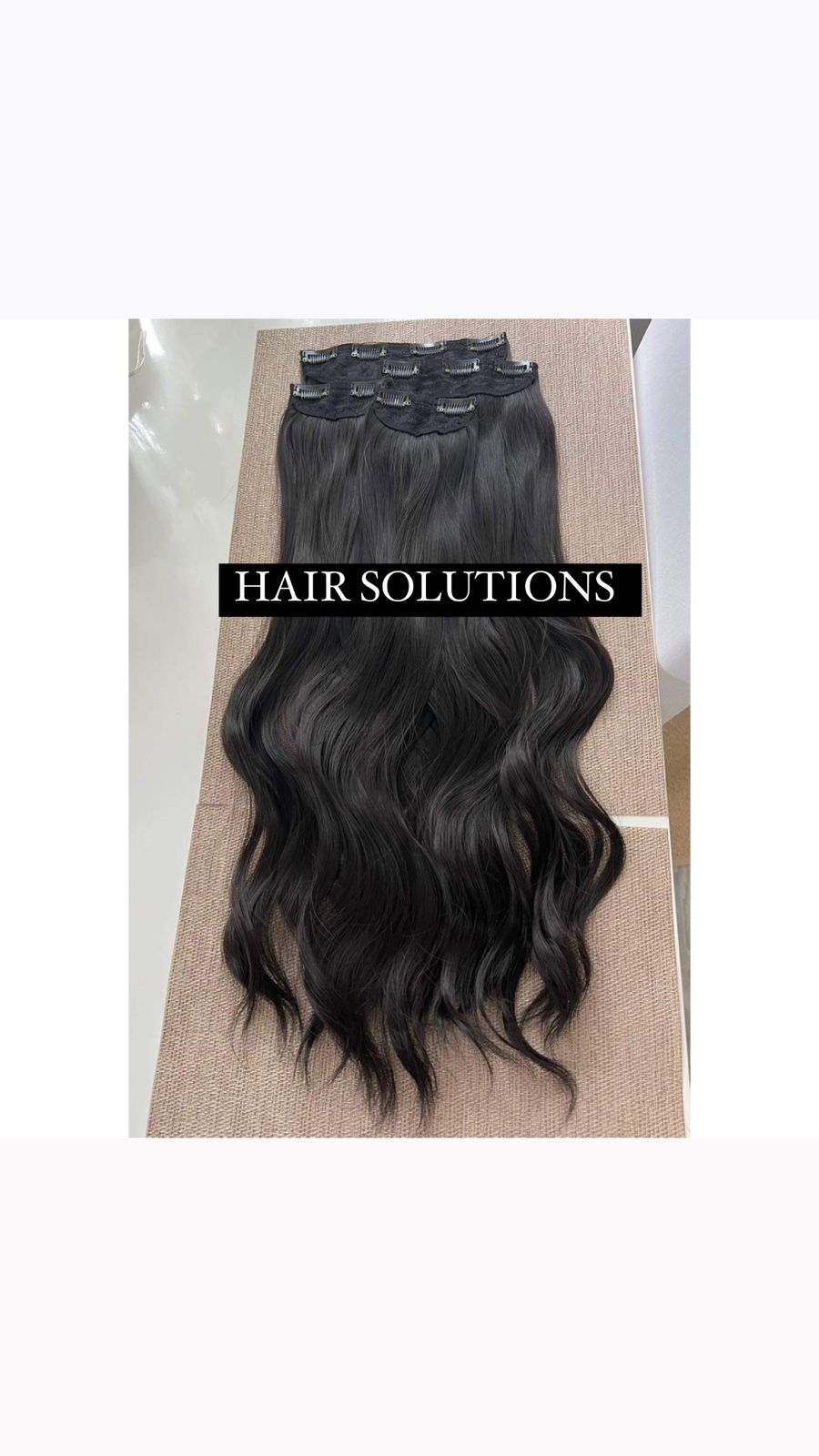 Clip-in Extensions Set (Wavy & Straight) 10 CLIPS- 12 CLIPS