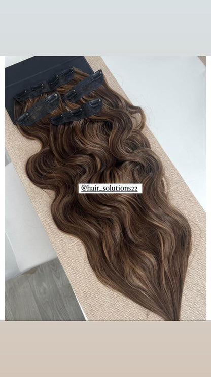Clip-in Extensions Set (Wavy & Straight) 10 CLIPS- 12 CLIPS