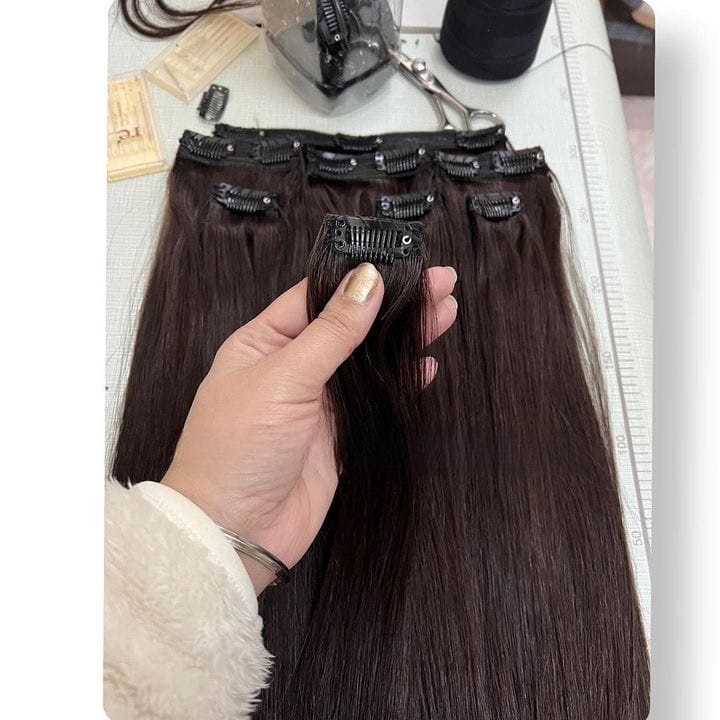 Clip-in Extensions Set (2 clips to 8 Clips )