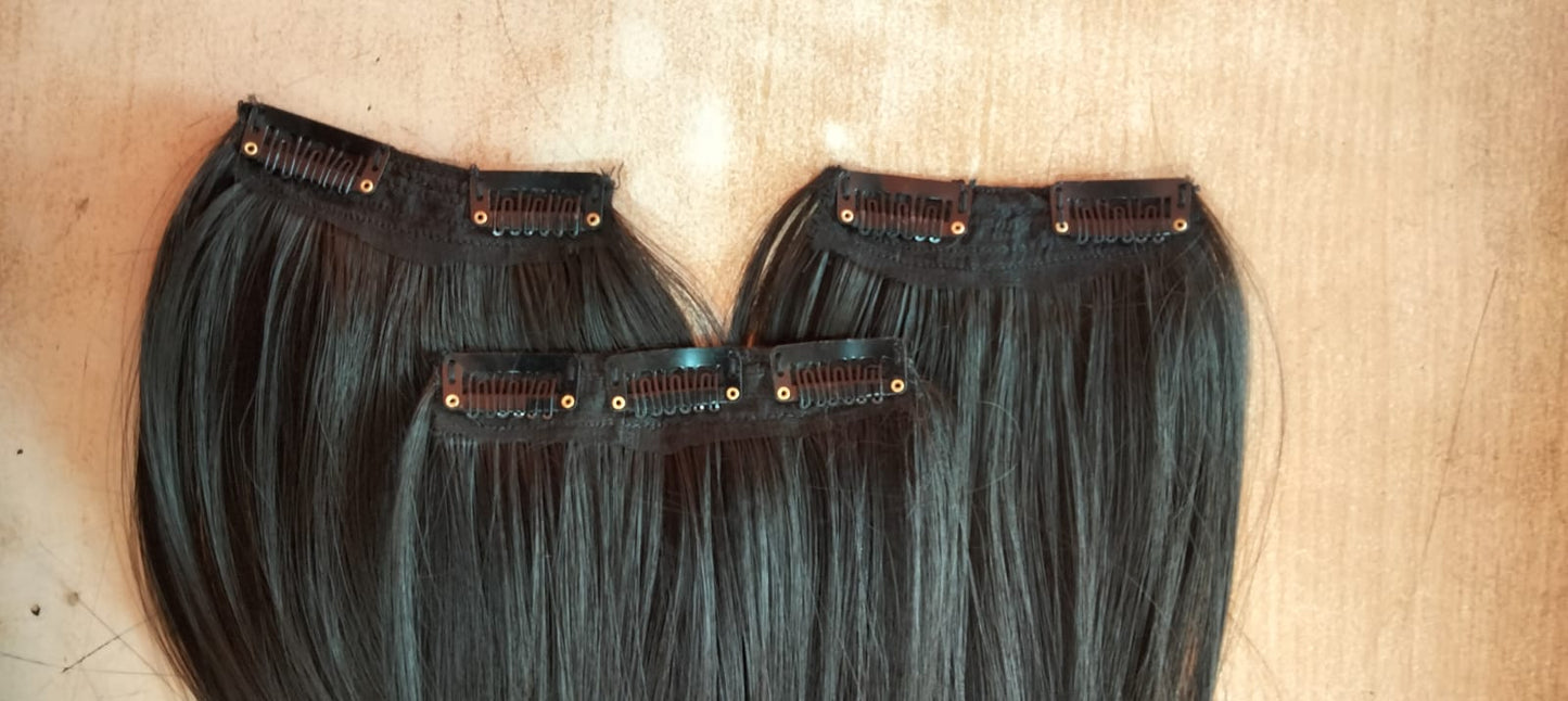 Clip-in Extensions Set (2 clips to 8 Clips )