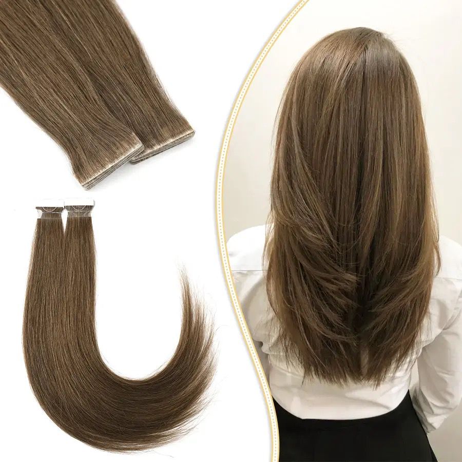 Tape-in Extensions (15 Tape ins to 40 Tape Ins )Straight