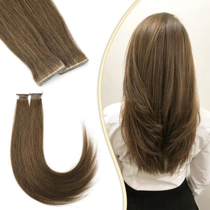 Tape-in Extensions (15 Tape ins to 40 Tape Ins )Straight