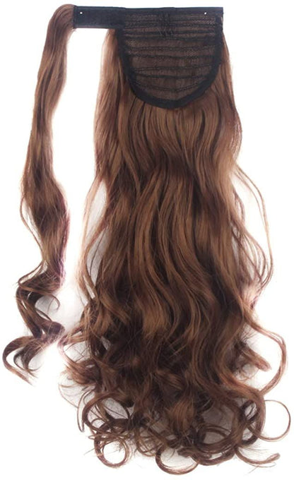 (Straight)  Wrap Ponytail Extension — Quick, Easy, Natural Look