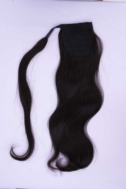 (Straight)  Wrap Ponytail Extension — Quick, Easy, Natural Look
