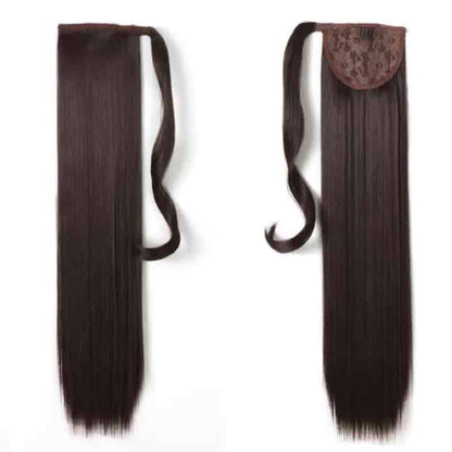 (Straight)  Wrap Ponytail Extension — Quick, Easy, Natural Look