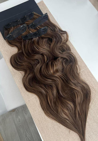 Clip-in Extensions Set — Wavy or Straight, Your Choice