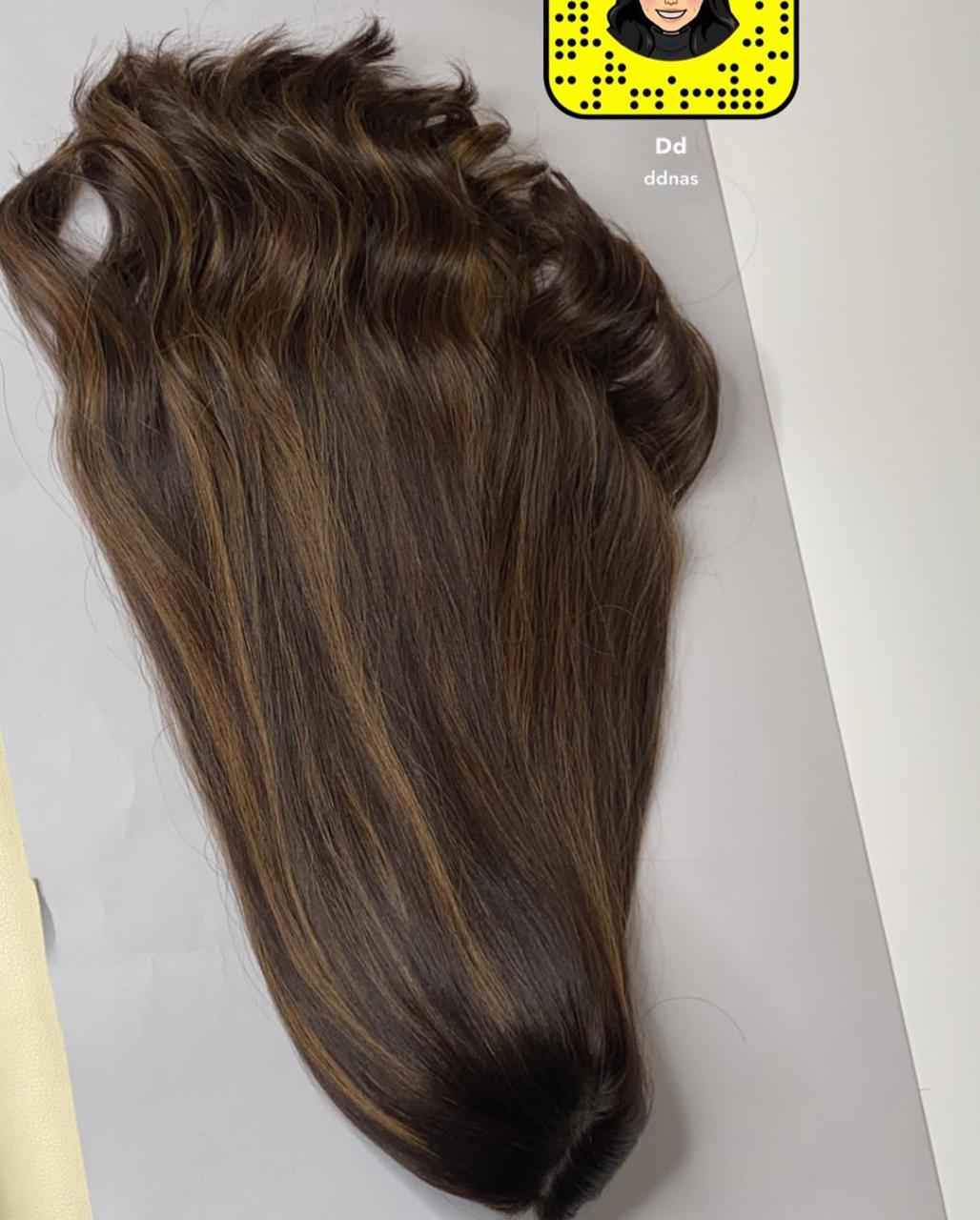 FULL HEAD WIG (STRAIGHT) ASH BROWN