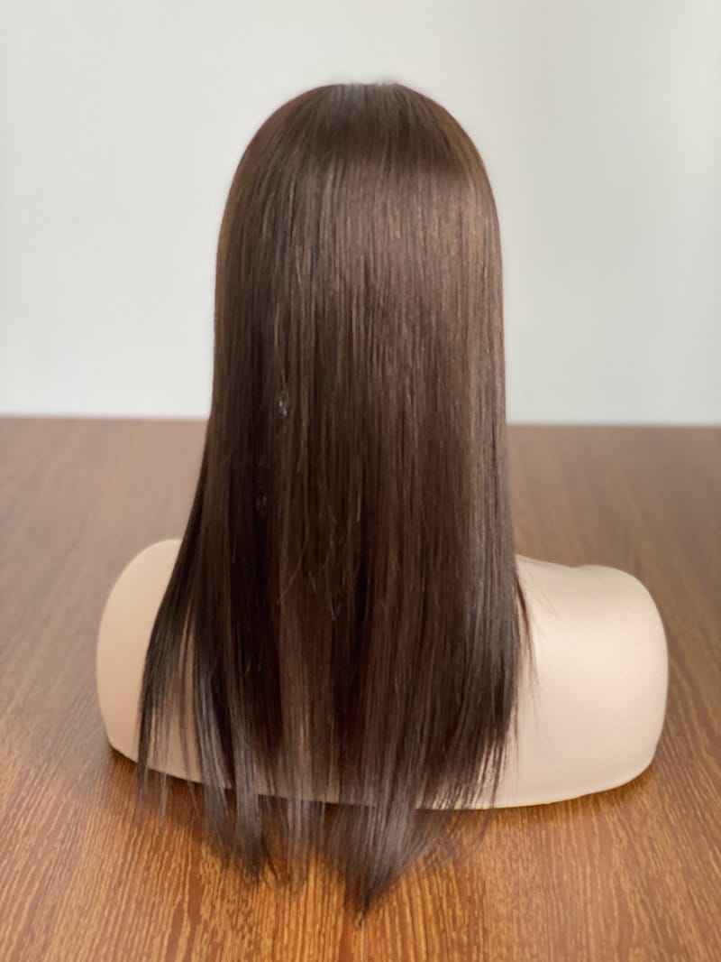 FULL HEAD WIG (STRAIGHT) MEDIUM DARK BROWN