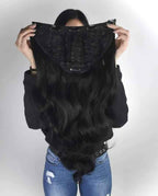 HALF HEAD WIG (WAVY) NATURAL BLACK