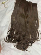 HALF HEAD WIG (WAVY) MEDIUM DARK BROWN