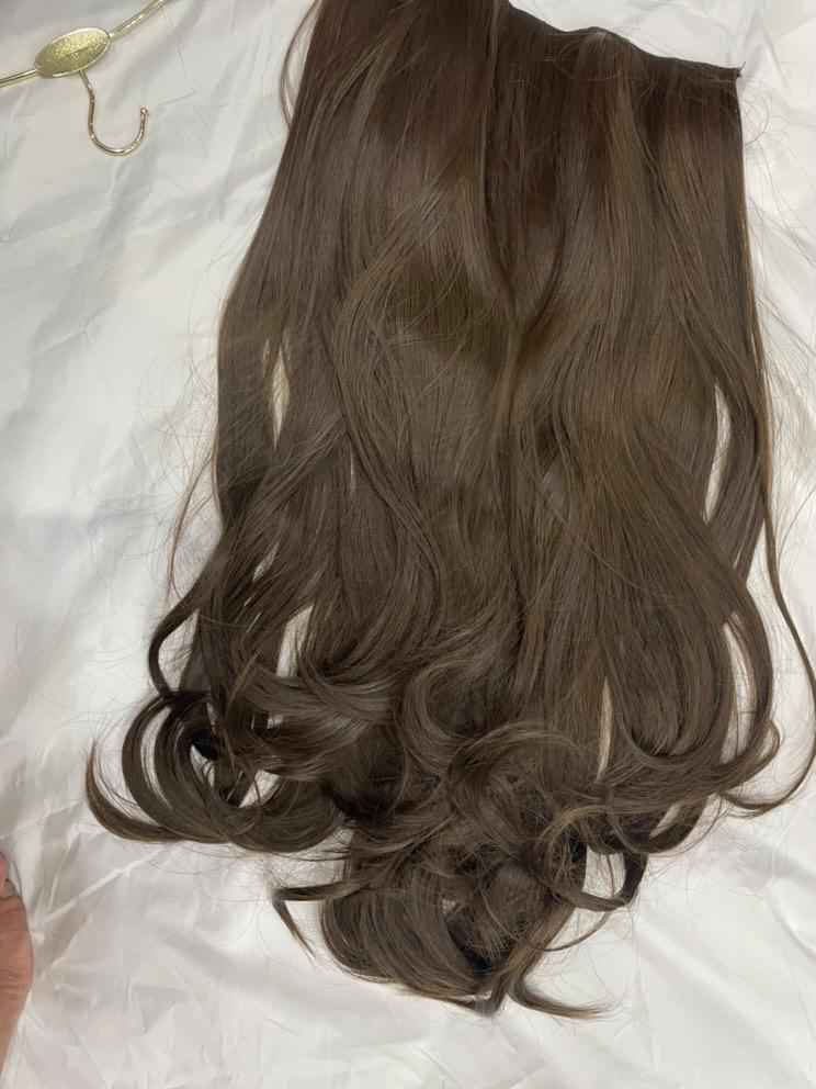 HALF HEAD WIG (WAVY) MEDIUM DARK BROWN