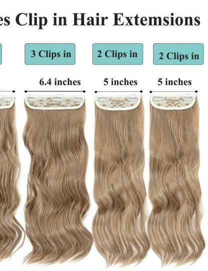Clip-in Extensions Set (2 clips to 8 Clips )