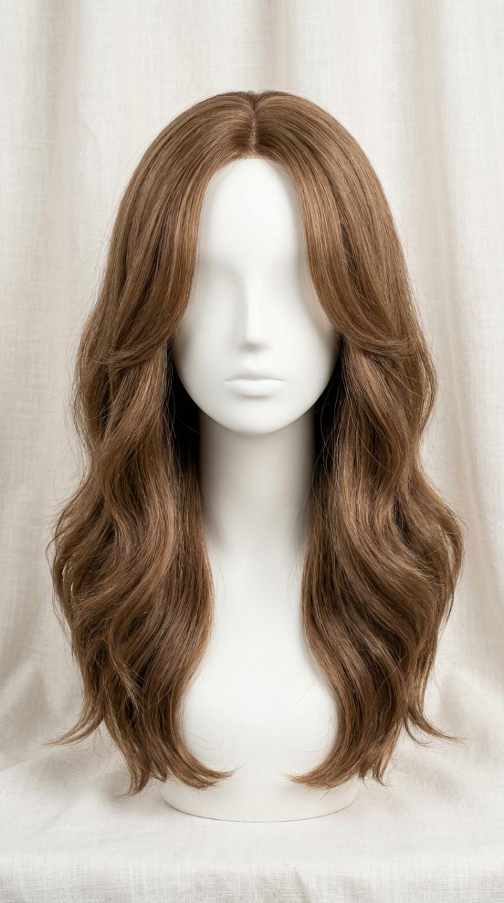 Front Mang Full Head Wig WAVY
