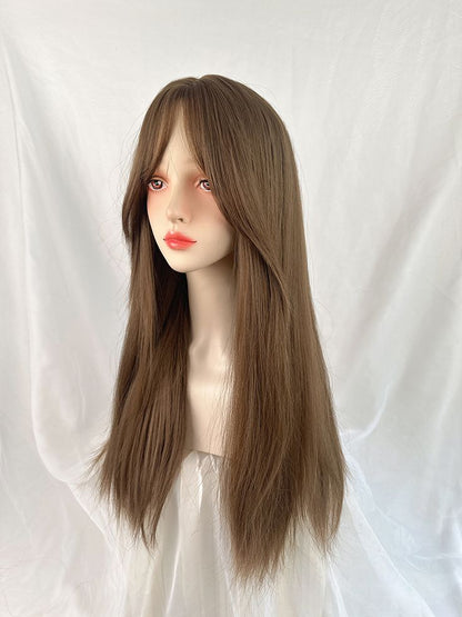 Straight Wig with Natural Hairline — Sleek & Simple