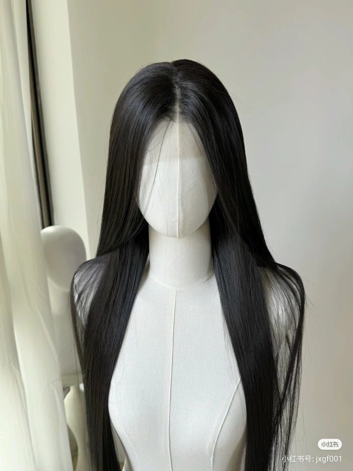 Front Mang Full Head Wig Straight