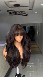 FULL HEAD WIG (WAVY) WITH BANG