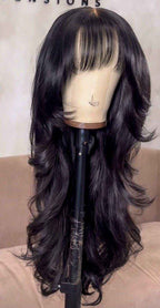 FULL HEAD WIG (WAVY) WITH BANG