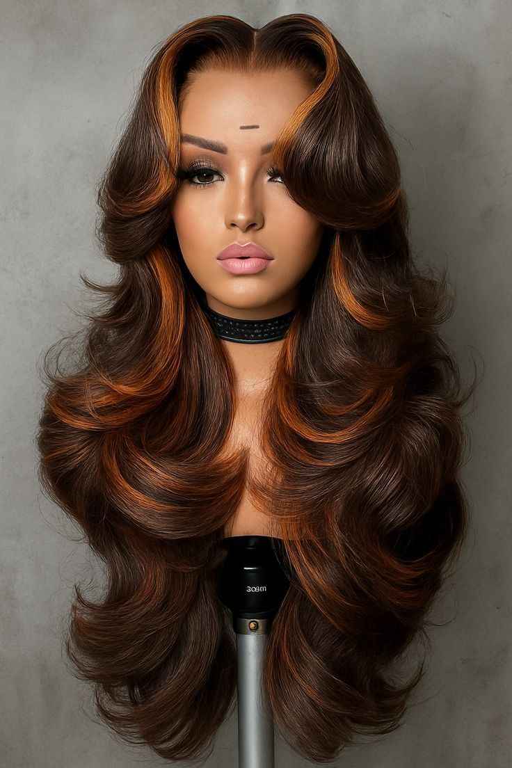 FULL HEAD WIG (WAVY) WITH BANG