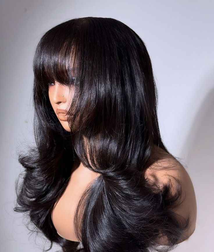 FULL HEAD WIG (WAVY) WITH BANG