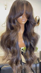 FULL HEAD WIG (WAVY) WITH BANG
