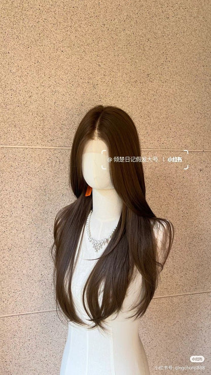 Straight Wig with Natural Hairline — Sleek & Simple