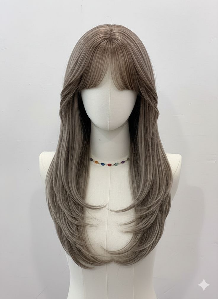 Puff Full Head Wig (Straight-Wavy)