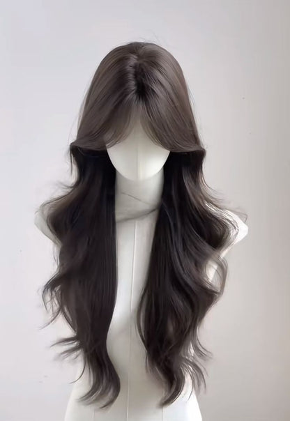 Wavy Puff Wig — Soft Bangs, Full Volume