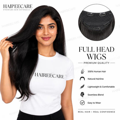 Everyday "Full Head Wig" — Natural, Soft, Reliable