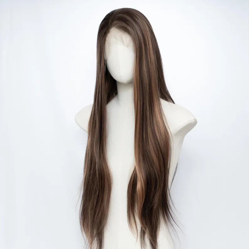 Front Mang Full Head Wig WAVY
