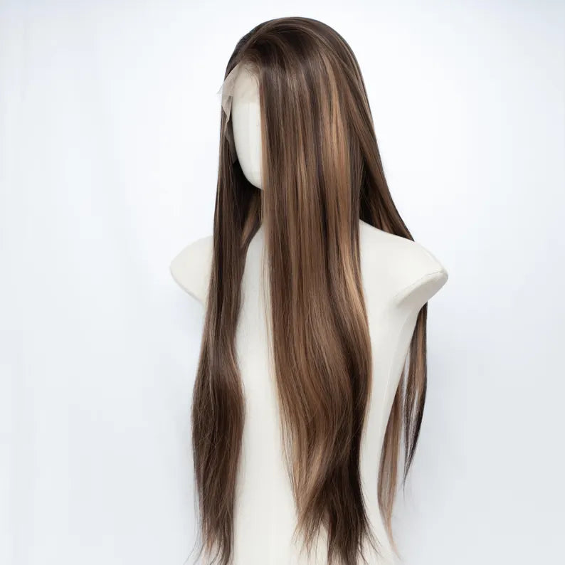 Front Mang Full Head Wig WAVY