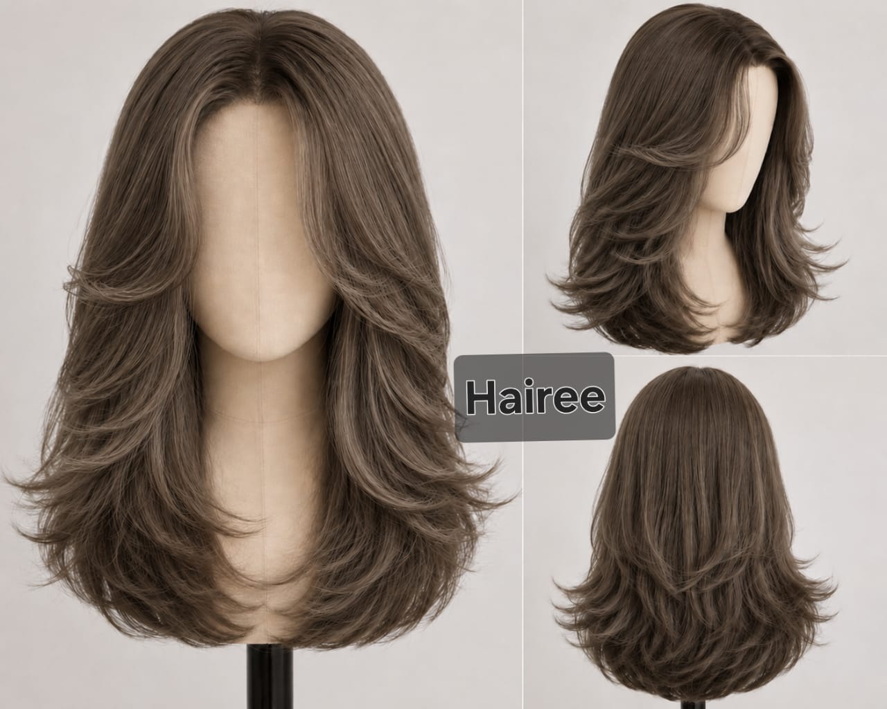 Full head wig shoulder length