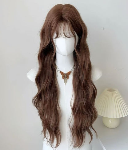 Wavy Puff Wig — Soft Bangs, Full Volume